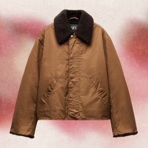 Zara Jacket with Contrast Collar